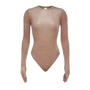 SKIMS Velvet Glove Bodysuit Sienna - SMALL